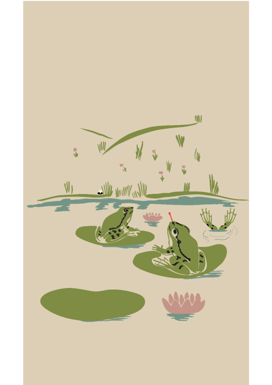 GIF "Grenouille" - projet scolaire